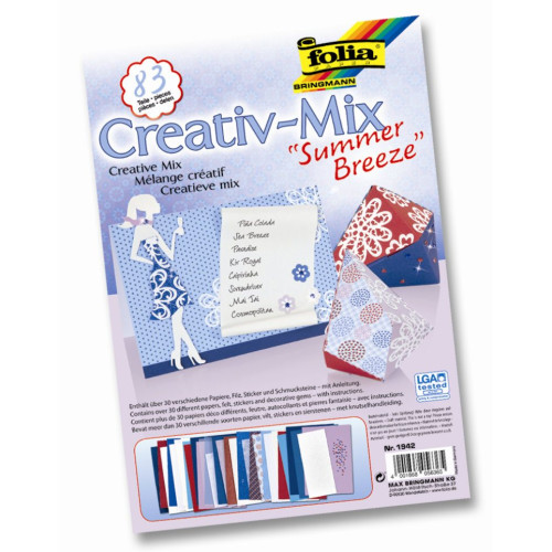 Набор бумаги для творчества Creative-Mix Summer Breeze 83 элемента