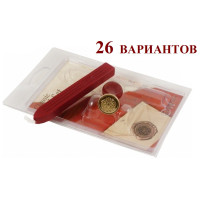 Мини печать с сургучом Ceramic Mini Seal Wax Set MSH725 (ВЫБЕРИТЕ БУКВУ)