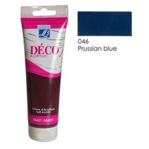 Акрилова фарба Deco Acrylic Cream 120 мл №046 Фіолетово-синій