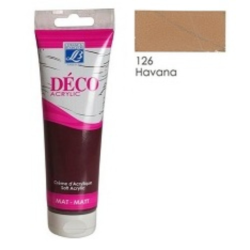 Акриловая краска Deco Acrylic Cream 120 мл, №126 Havana