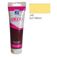 Акриловая краска Deco Acrylic Cream 120 мл, №140 Sun Yellow