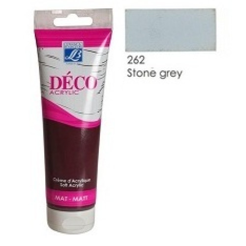 Акриловая краска Deco Acrylic Cream 120 мл, №262 Серый камень