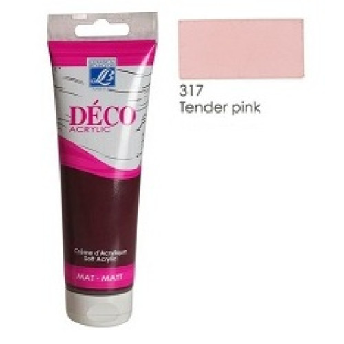 Акриловая краска Deco Acrylic Cream 120 мл, №317 Tender Pink