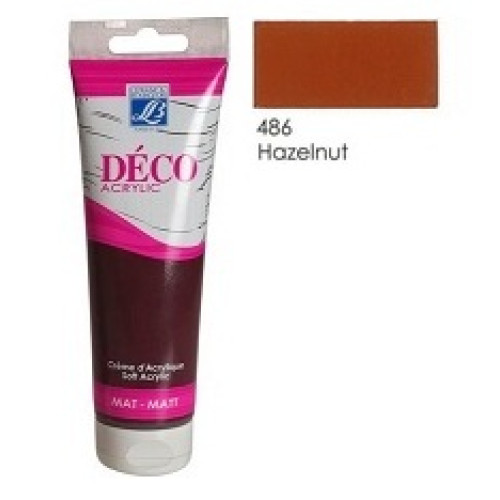 Акриловая краска Deco Acrylic Cream 120 мл, №486 Фундук