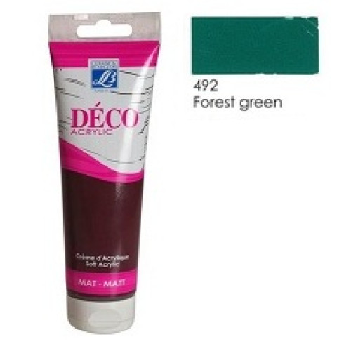 Акрилова фарба Deco Acrylic Cream 120 мл - №492 Зелене листя