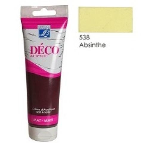 Акриловая краска Deco Acrylic Cream 120 мл, №538 Абсент