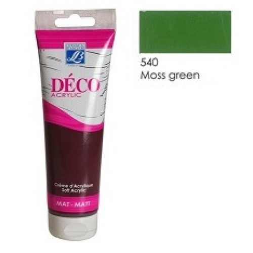 Акриловая краска Deco Acrylic Cream 120 мл, №540 Moss Green
