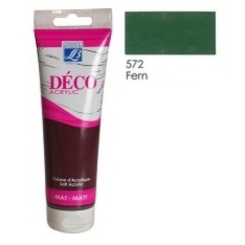 Акриловая краска Deco Acrylic Cream 120 мл, №572 Fern