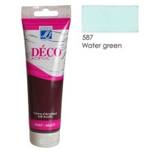 Акриловая краска Deco Acrylic Cream 120 мл, №587 Зеленый вода