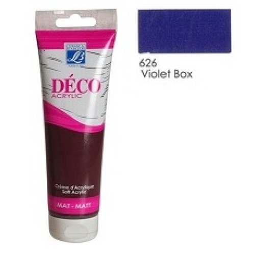 Акриловая краска Deco Acrylic Cream 120 мл, №626 Фиолетовый
