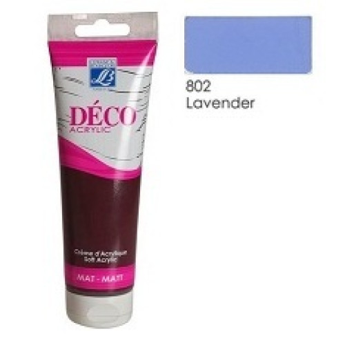 Акрилова фарба Deco Acrylic Cream 120 мл №802 Lavender