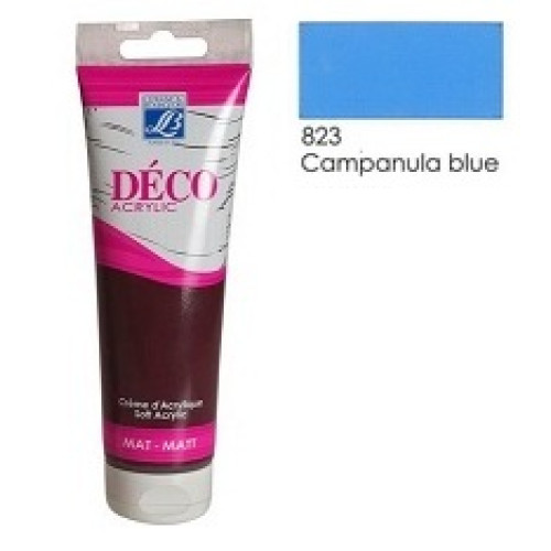 Акриловая краска Deco Acrylic Cream 120 мл, №823 Синий колокольчик