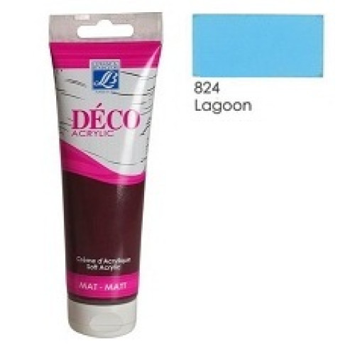 Акриловая краска Deco Acrylic Cream 120 мл, №824 Lagoon