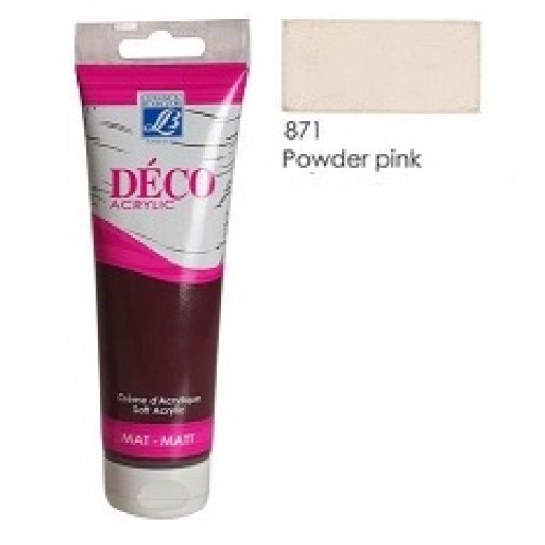 Акрилова фарба Deco Acrylic Cream 120 мл №871 Powder Pink