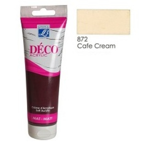 Акрилова фарба Deco Acrylic Cream 120 мл №872 Cafe Cream