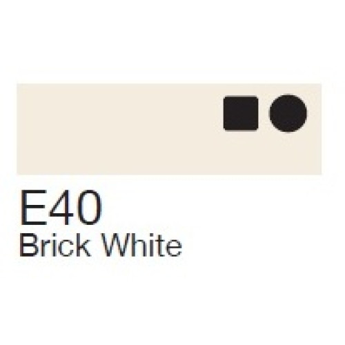 Маркер Copic Marker E-40 Brick white Серо-Белый 20075115
