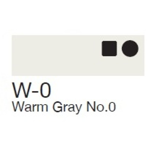 Маркер Copic Marker W-0 Warm gray Теплый серый 20075108