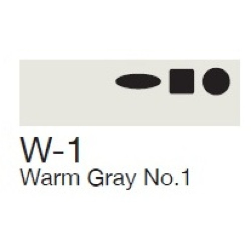 Маркер Copic Marker W-1 Warm gray Теплый серый 2007507