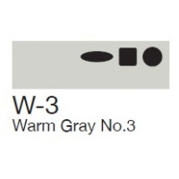 Маркер Copic Marker W-3 Warm gray Теплый серый 2007508