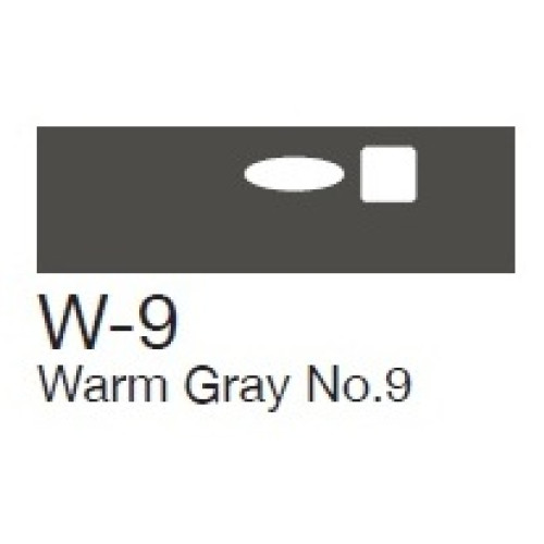 Маркер Copic Marker W-9 Warm gray Теплый серый 2007511