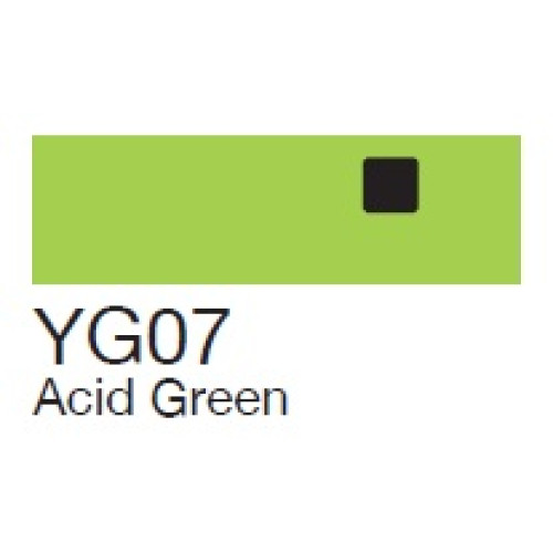 Маркер Copic Marker YG-07 Acid green Насыщено-зеленый 20075197