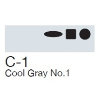 Маркер Copic Marker С-1 Cool gray Холодний сірий 2007512