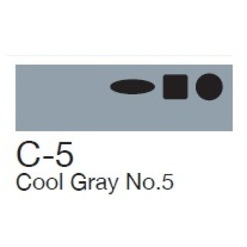 Маркер Copic Marker С-5 Cool gray Холодный серый 2007514
