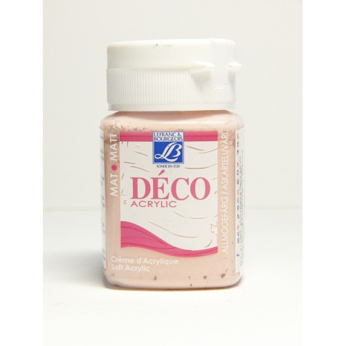 Акриловая краска матовая 50 мл Acrylic Cream Lefranc, №317 Нежно розовый