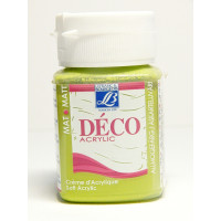 Акрилова фарба матова 50 мл Acrylic Cream Lefranc №886 Зелений бронзовий