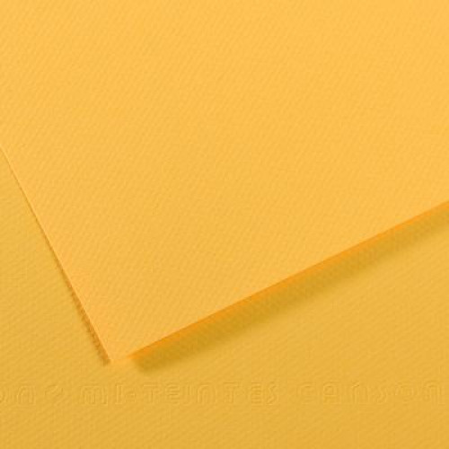 Бумага пастельная A4 Canson Mi-Teintes 160 гр №400 Желтый яркий