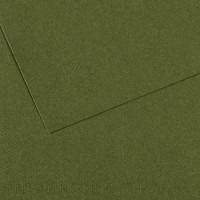 Папір пастельний A4 Canson Mi-Teintes 160 гр №448 Зелений темний