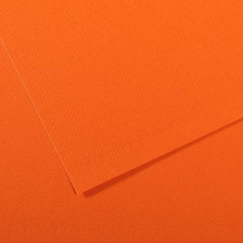 Бумага пастельная A4 Canson Mi-Teintes 160 гр №453 Оранжевый