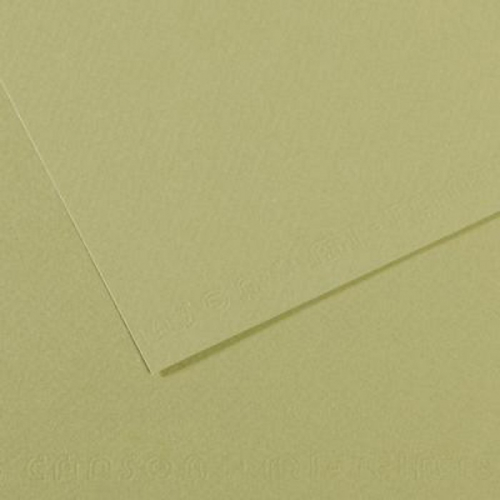 Бумага пастельная A4 Canson Mi-Teintes 160 гр №480 Зеленый светлый
