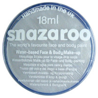 Краска для грима СЕРЕБРО Snazaroo Metallic 18 мл