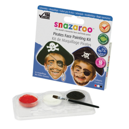 Краски для грима Snazaroo Pirate 3х2 мл
