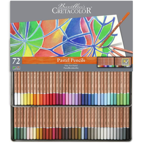 Набор пастельных карандашей Fine Art Pastel 72 шт мет коробка Cretacolor