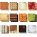 Дизайнерская бумага в наборе 12 шт Folia Design Papers Pads осень 190 гр, 30,5x30,5 см