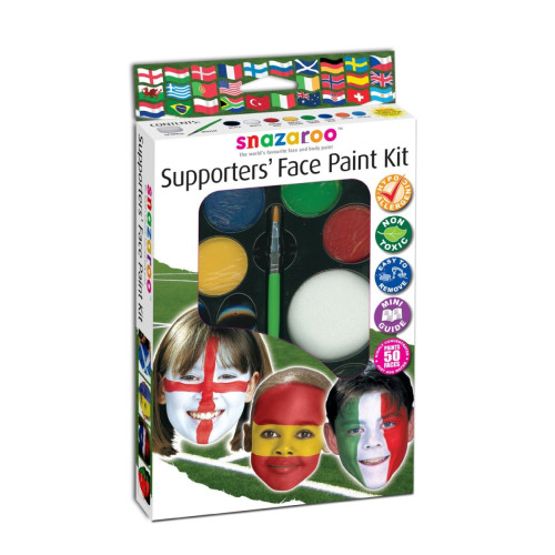 Фарби для гриму футбольні кольори Snazaroo Supporters 8х2 мл