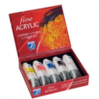 Фарби акрилові Fine Acrilic Assortment of 5 tubes 60 мл