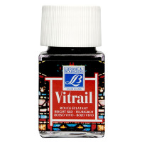 Вітражна фарба Vitrail Lefranc 50 мл 433 Червоний 210248