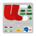 Набір створюй іграшку з фетру Новорічний шкарпеток ROSA KIDS