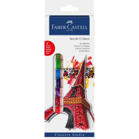 Акрил Faber-Castell 12 кол. creative studio в тубах по 12 мл