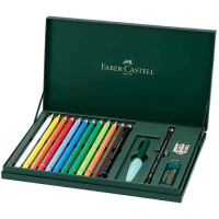 Акварельные карандаши Faber-Castell 216910 Magnus ad 12 цв + аксессуары в картон.коробке