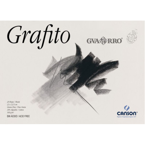 Альбом-склейка для графіки CANSON Grafito 160г, 20л 32,5х46 см