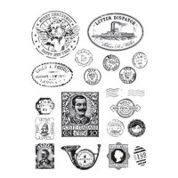 Чорно-біле натирання Cadence, Rub On Transfers Black&White, 25*35 см, R-315