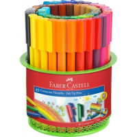 Фломастери Faber-Castell 45 кол. connector в метал сітці 155545