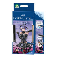 Карандаши акварельные Faber-Castell, ART GRIP 8 цв + 3 шт "ГОТИКА" картон уп 114485 Карандаши акварельные Faber-Castell, ART GRIP 8 цв + 3 шт "ГОТИКА" картон уп 114485