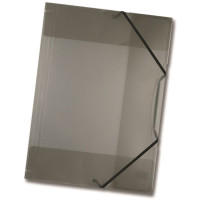 Папка пластикова Folia Plastic Portfolio A3, Transparent Anthracite Прозоро-антрацитова