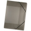 Папка пластиковая Folia Plastic Portfolio A3, Transparent Anthracite Прозрачно-антрацитовая
