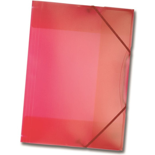 Папка пластикова Folia Plastic Portfolio A3, Transparent Red Прозоро-червона